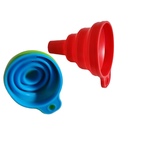 Superior Gourmet Other - Set of‎ 3 Small Silicone Collapsible Funnels Kitchen Tools
